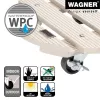 WAGNER design yourself plantenroller GH0527 kunststof, Ø 29 cm wit rond, 1 stk. (20052701)