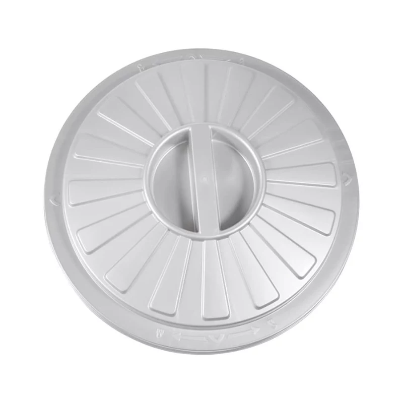 KEEEPER afvalbak Mats 23L Maxi Ø36x42cm zilver