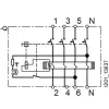 Siemens SENTRON 5SV36448 aardlekschakelaar, type A, 40 A, 300 mA, 4-polig, 400 V, selectief