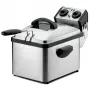 Rommelsbacher FRP 2135/E rechthoekige friteuse, 3,5 L oliecapaciteit, Cool-Zone-technologie, permanent filter, instelbare thermostaat, timer, roestvrij staal
