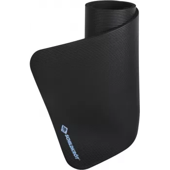 SCHILDKROT fitnessmat 15 mm zwart antislip NBR 183x61 cm met draagband 960160