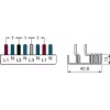 SIEMENS 5ST37730 pen-verzamelrail 10mm² 3P+N 1000mm