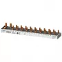 SIEMENS 5ST37840 pen-verzamelrail 16mm², 1x aardlekschakelaar 1P+N + 10x compacte apparaten, 12 TE