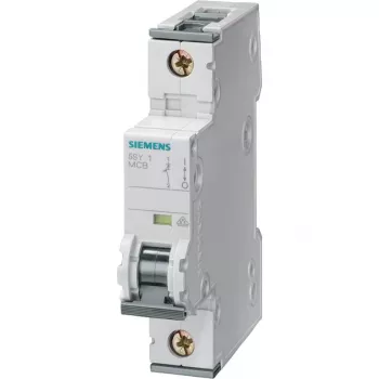 Siemens 5SY5110-7 installatieautomaat, 1-polig, 10 A, uitschakelkarakteristiek C, 6 kA, 230/400 V AC
