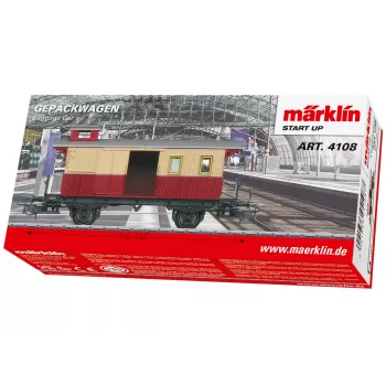 Märklin 4108 H0 personenrijtuig 2e klas schortewagen DB tijdperk III-IV