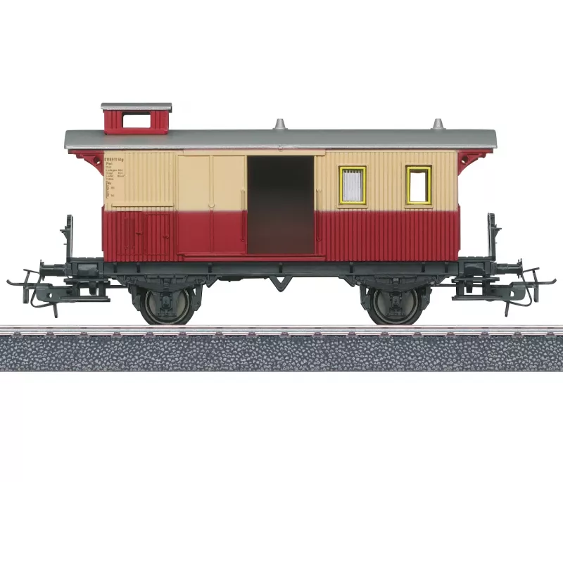 Märklin 4108 H0 personenrijtuig 2e klas schortewagen DB tijdperk III-IV