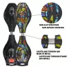 SCHILDKROT waveboard Good Vibes Graffiti groot kunststof deck met antislipstructuur 510801