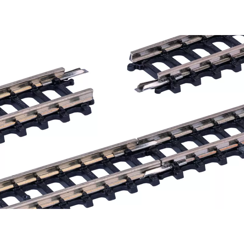 Märklin 8520 Z miniclub gebogen spoor 45° 195 mm - 10 stuks