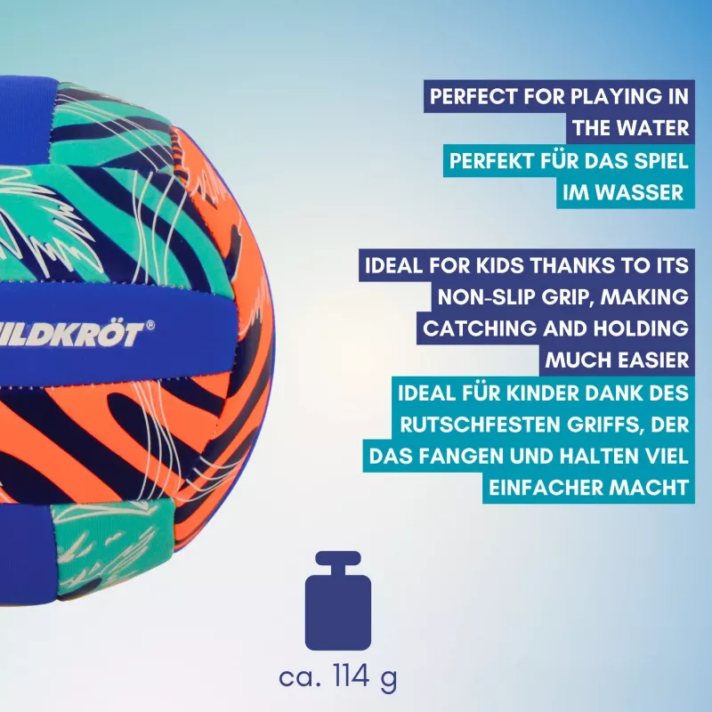 SCHILDKROT neopreen mini beachvolleybal maat 2 zachte textieloppervlak zoutwaterbestendig 970342