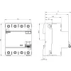 SIEMENS 5SV36468 aardlekschakelaar, type A, 63 A, 300 mA, 4-polig, 400 V, selectief