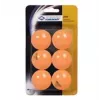 DONIC SCHILDKRÖT Jade tafeltennisballen, 6-pack, oranje, kunststof, voor hobbyspelers 618378