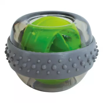SCHILDKROT Spinball gyroscopische hand- en armtrainer, grijs/groen, 70 mm, 255 g 960121