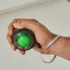 SCHILDKROT Spinball gyroscopische hand- en armtrainer, grijs/groen, 70 mm, 255 g 960121