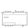 Siemens 7KT1260 digitale tijdschakelaar, 1-kanaals, dag-/weekprogramma, DIN-rail, 230 V AC