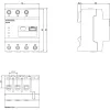 Siemens 7KT1260 digitale tijdschakelaar, 1-kanaals, dag-/weekprogramma, DIN-rail, 230 V AC