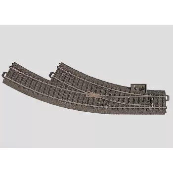 Märklin 24672 HO C-spoor bochtspoor R2 30° (12 per cirkel)