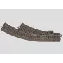 Märklin 24672 HO C-spoor bochtspoor R2 30° (12 per cirkel)