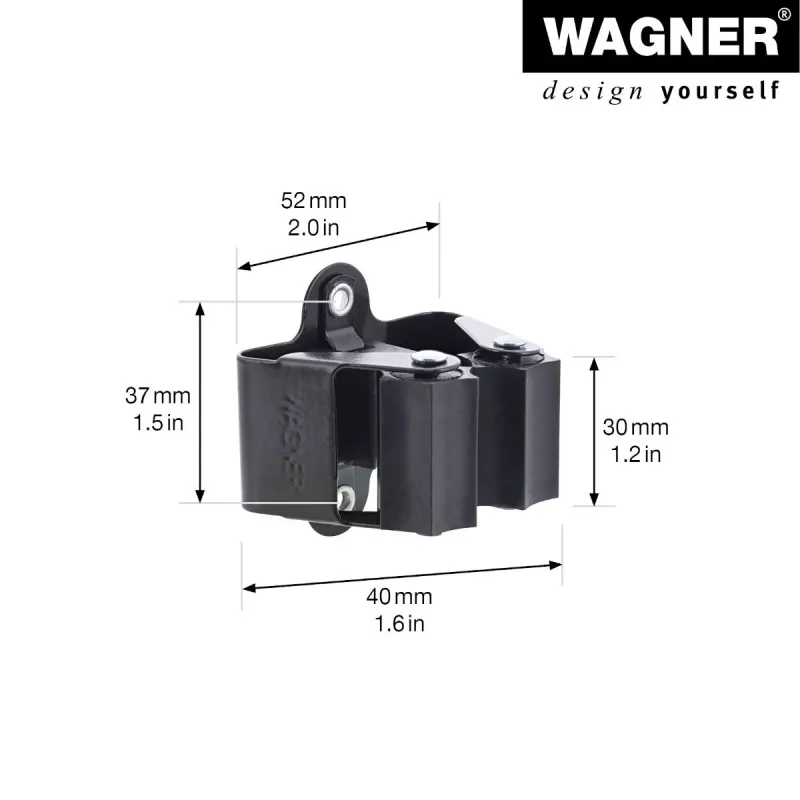 Wagner Design Yourself wandbeugel WH 2095 zwart (15209502)