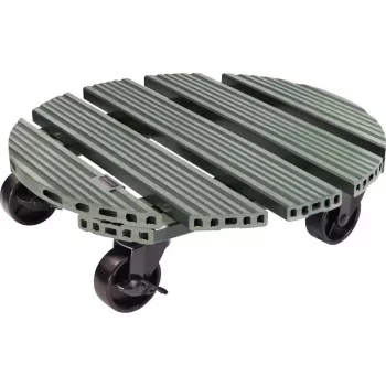 WAGNER design yourself plantenroller GH0558 kunststof, Ø 38,5 cm donkergroen rond, 1 stk. 20055801