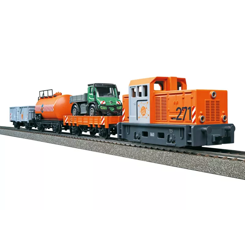 Märklin Start up 029296 H0 startset Gemeentedienst met diesel-rangeerlocomotief en 2 kipwagens