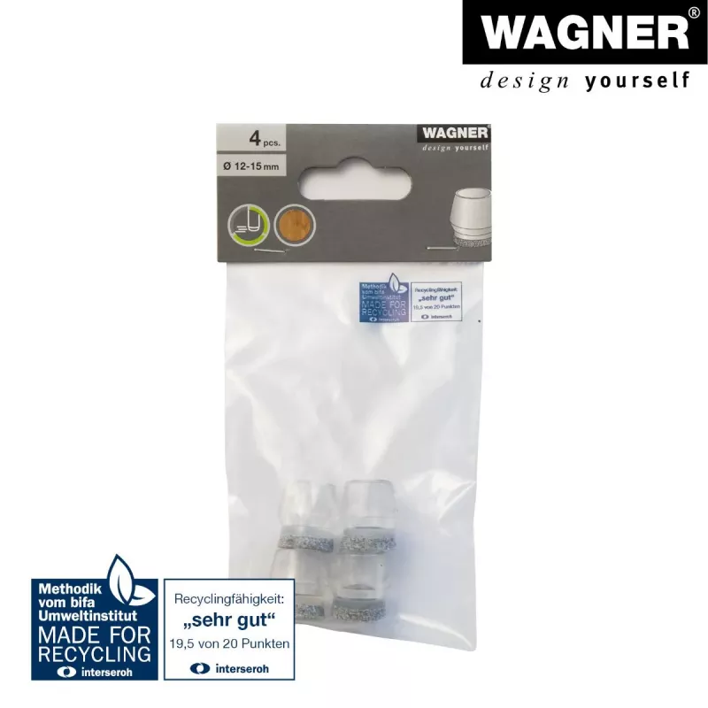 Wagner design yourself EH 0555 stoelpootdoppen kunststof Ø 14-17 mm 4 stk. (15055599)