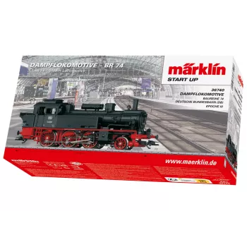 Märklin 36740 HO schaal diesellocomotief DB serie 212 (V 100) zwart/rood met mfx+ digitaal sound