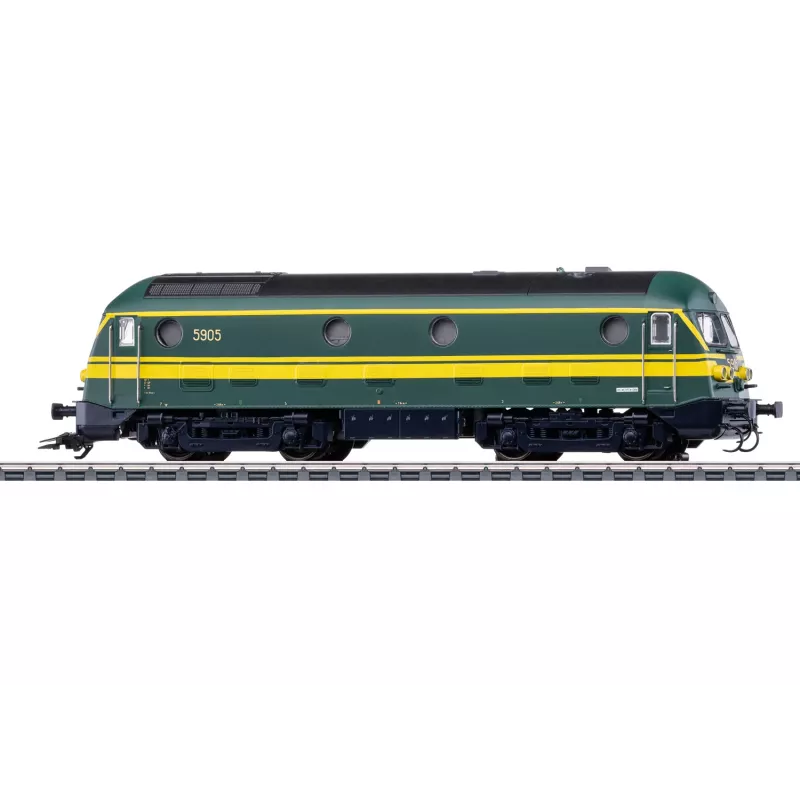 Märklin 37279 H0 SNCB serie 59 diesellocomotief met mfx+ decoder en LED-verlichting
