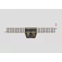 Märklin Z-spoor recht aansluitspoor 8590 (110 mm, zwart/geel)