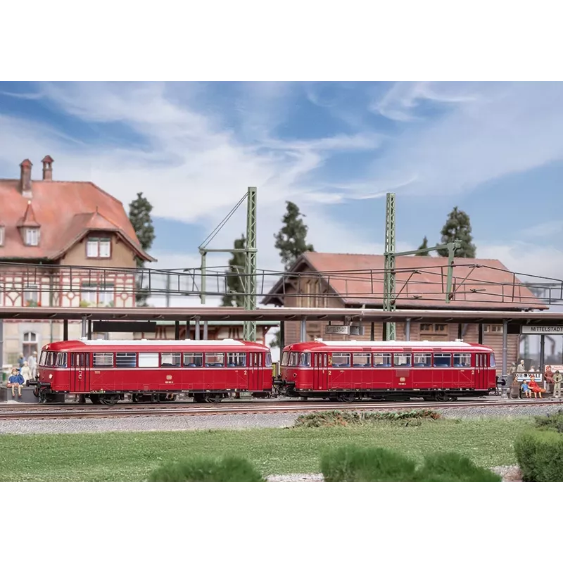 Märklin 038980 H0 railbus BR 798 + BR 998 DB tijdperk IV mfx+ digitaal sound