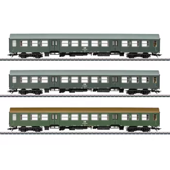 Märklin 42580 H0 3-delige set DR personenwagens