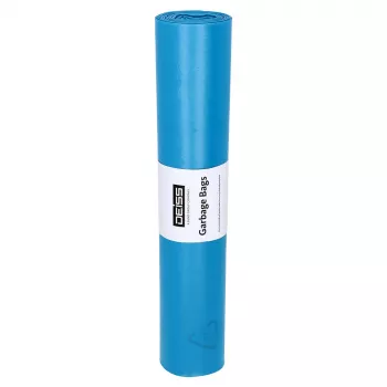DEISS zware afvalzakken STANDARD 120L blauw 6µm (25-pack) 20067