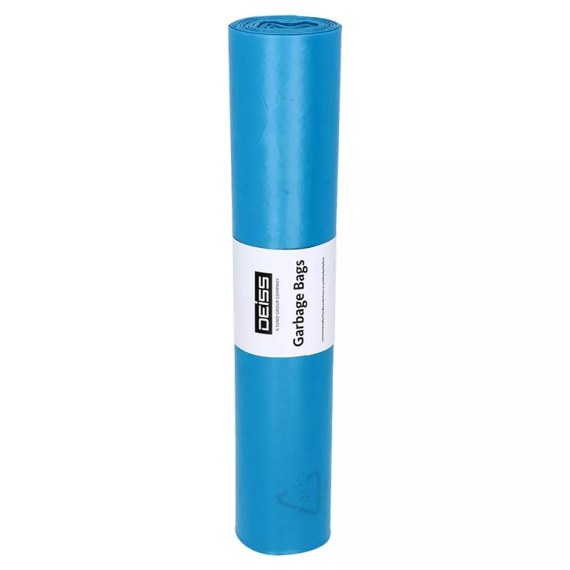 DEISS zware afvalzakken STANDARD 120L blauw 6µm (25-pack) 20067