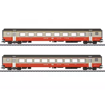 Märklin 42191 H0 Swiss Express SBB 2-wagen personenwagenset