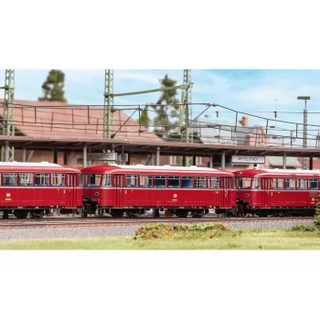 Märklin 041981 H0 DB serie 998.0 railbus bijwagen met dienstafdeling