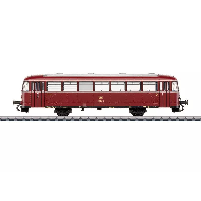 Märklin 041981 H0 DB serie 998.0 railbus bijwagen met dienstafdeling