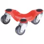 Wagner design yourself transportrol MM 1193 rood 160 x 160 x 60 mm, 60 kg draagvermogen, 4 zwenkwielen (20119301)