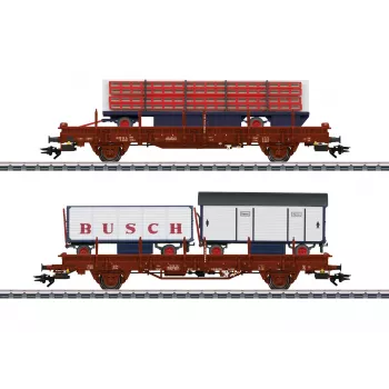 Märklin 45042 H0 2-delige goederenwagenset Circus Busch van de DR