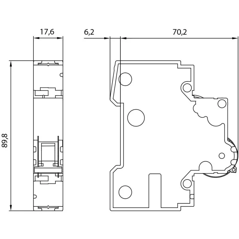 Siemens installatieautomaat 25 A 1-polig B 5SY4125-6