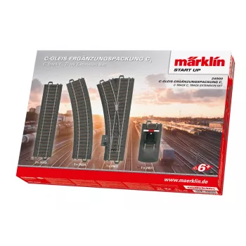 Märklin C-rails uitbreidingsset C1 – schaal H0 (24900)
