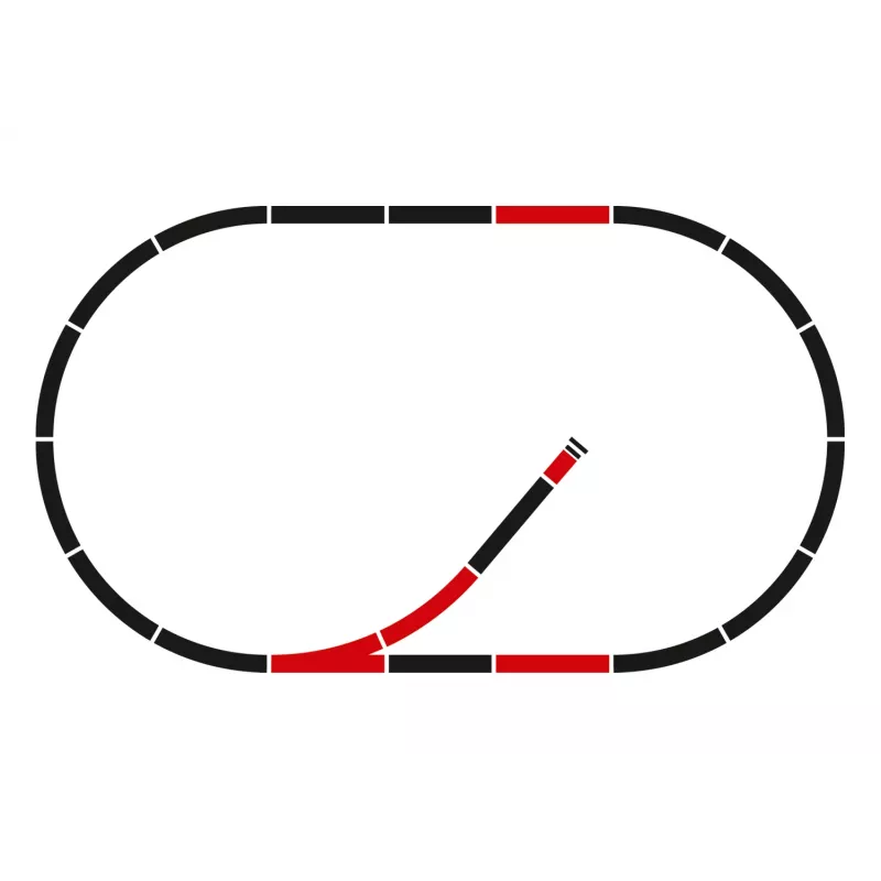 Märklin C-rails uitbreidingsset C1 – schaal H0 (24900)