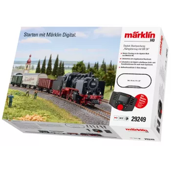 Märklin 29249 H0 digitale startset - goederentrein met DB Baureihe 24 stoomlocomotief