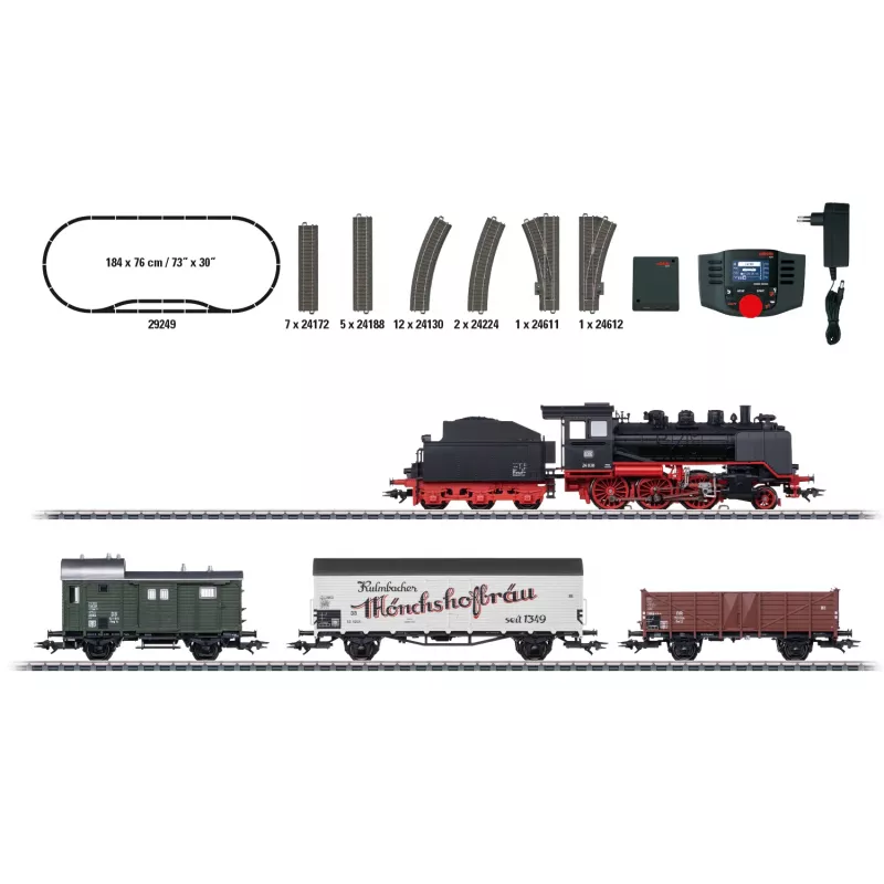 Märklin 29249 H0 digitale startset Lokale goederentrein met BR 24 van de DB