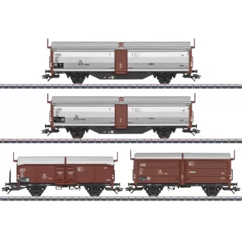 Märklin Tbes-t-66 schuifdak/schuifwandwagenset (47301)