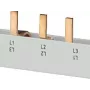 SIEMENS pen-verzamelrail 4x3-fasen 5ST3645, 12 modules, 63 A, 400 V, 10 mm², volledig geïsoleerd