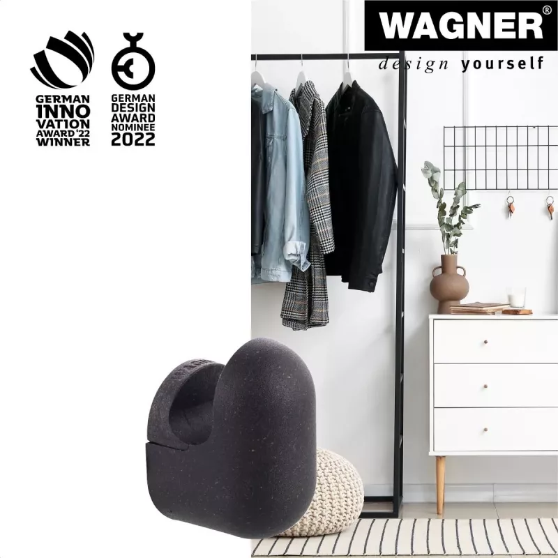 Wagner design yourself PILL kapstokhaak zwart 1 stuk (WH 0401) 17040121