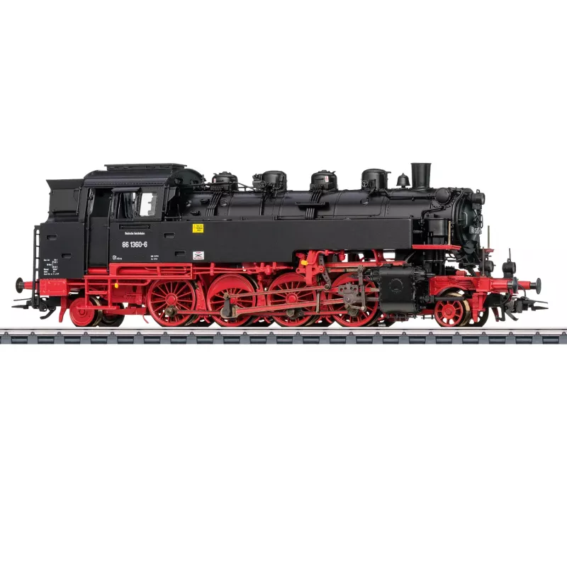 Märklin 37087 H0 stoomlocomotief Baureihe 86.0-8 DR tijdperk IV met mfx+ digitale decoder en sound