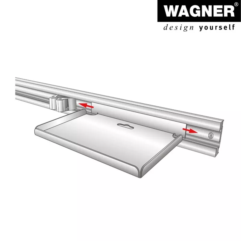 Wagner design yourself wandhouder WH 2088 zwart (15208801)