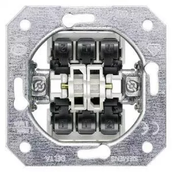 Siemens DELTA jaloezie-/rolluikschakelaar 5TA21180KK, polarwit
