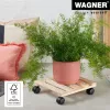 WAGNER design yourself plantenroller GH0646 vierkant houtmotief 29 x 8 cm 20064601