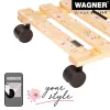 WAGNER design yourself plantenroller GH0646 vierkant houtmotief 29 x 8 cm 20064601